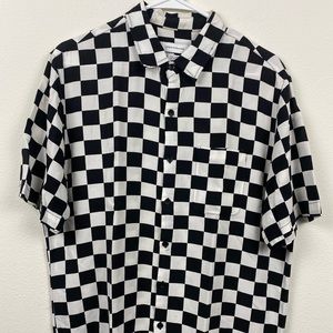 Urban Outfitters Checkered Button-down Shirt